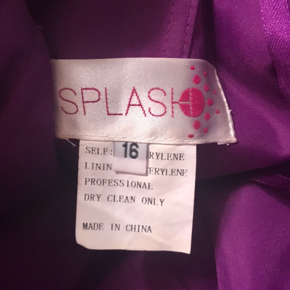 Purple special occasion dress - Picture 7 of 7